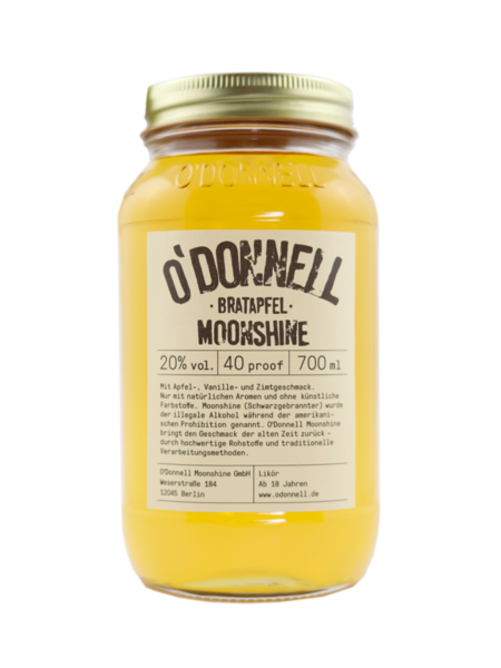 O'Donnell Bratapfel Moonshine 0,7L, 20% Vol.